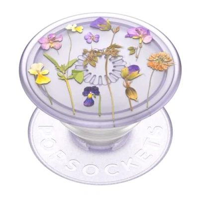 Abbildung von PopSockets Handy Griff PlantCore Translucent Purple Fields