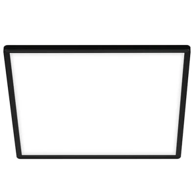 Abbildung von BRILONER Leuchten LED Panel, Deckenleuchte, Deckenlampe mit Hintergrundbeleuchtungseffekt, 22 Watt, 3000 Lumen, 4000 Kelvin, Weiß Schwarz, Quadratisch, 42x42cm, 7158 415