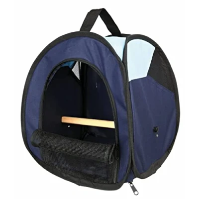 Abbildung von Trixie Transporttasche für Ziervögel, 27 x 32 cm, beige/olivgrün 5906