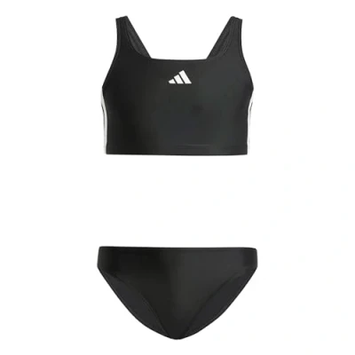 Abbildung von adidas Performance 3STRIPES Vback KIDS Bikini für Kinder, Größe: 110, Black white