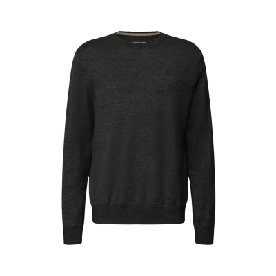 Abbildung von Street One MEN Basic Strickpullover, Herren, Größe: Medium, Grau