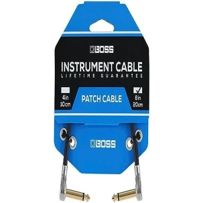 Abbildung von BOSS BPC 8 8in/20cm length Space saving pedal patch cable with slimline pancake plugs for pedalboards