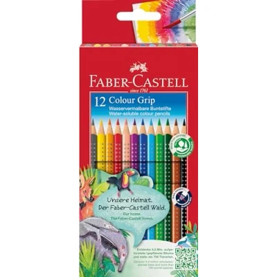 Abbildung von Faber Castell 112412 Farbstifte Colour GRIP, 12er Kartonetui