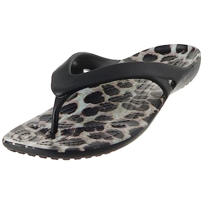 Abbildung von Crocs Herren Kadee II Graphic Flip W Flip, Black/Multi Animal, 38/39 EU