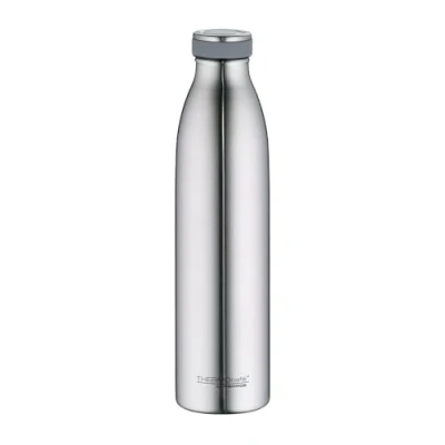 Abbildung von TC BOTTLE 0,75l, stainless steel mat, Thermosflasche aus Edelstahl, 12 h heiß / 24 kalt, absolut dicht für Schule, Büro, by THERMOS, direkt Edelstahl trinken, Wasserflasche kohlensäurefest