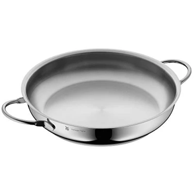 Abbildung von WMF Profi Servier / Bratpfanne 20 cm Induktion, Edelstahlpfanne unbeschichtet, Cromargan Edelstahl poliert, backofenfest