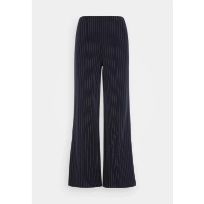 Abbildung von Pieces Pcbossy WIDE Striped Pants Stoffhose, Damen, Größe: Small, Sky captain