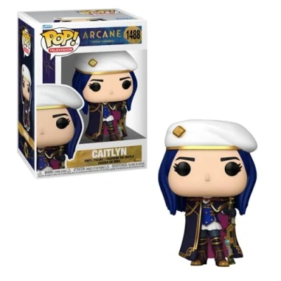 Abbildung von Funko POP! Animation: Arcane: League of Legends Caitlyn Vinyl Sammelfigur Geschenkidee Offizielle Handelswaren Spielzeug Für Kinder und Erwachsene TV Fans Modellfigur Sammler