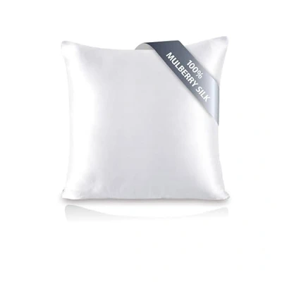 Abbildung von Townssilk 19 Momme 100% Seide Kissenbezug 1 Stück 80x80cm weiß