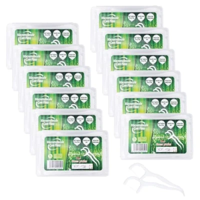 Abbildung von 600 Dental Floss Stick, Floss, Teeth Cleaning, Toothpick Disposable Sticks for Care Cleaning Removing Plaque and Food Leftover