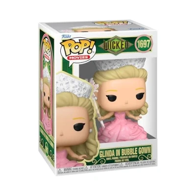 Abbildung von Funko Pop! Movies: Wicked Glinda in Bubble Gown Vinyl Sammelfigur Geschenkidee Offizielle Handelswaren Spielzeug Für Kinder und Erwachsene Movies Fans Modellfigur Sammler Display
