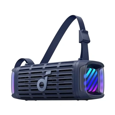 Abbildung von soundcore Boom 3i by Anker Robuster Outdoor Lautsprecher, Bluetooth wasserdicht IP68, 50W BassUp™ 2.0 Sound, BT 5.3, 16h, Lichtshow + TWS Stereo, Kayak, Angeln, Campen