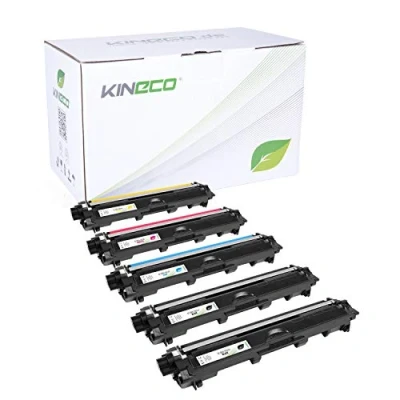 Abbildung von Kineco 5 Toner kompatibel für Brother TN 241 245 DCP 9022CDW MFC 9142CDN 9342CDW 9332CDW HL 3150CDW 241BK 245C 245M