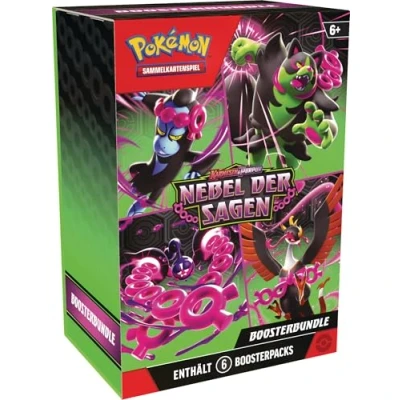 Abbildung von Pokémon Sammelkartenspiel: Boosterbundle Karmesin &amp; Purpur Nebel der Sagen (6 Boosterpacks)