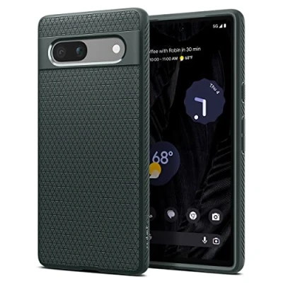Abbildung von Spigen Liquid Air Hülle Kompatibel mit Google Pixel 7a Abyss Green