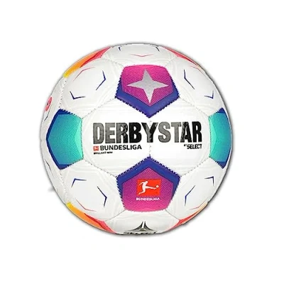 Abbildung von Derbystar Unisex Erwachsene Bundesliga Brillant Mini V23 Fußball, Weiß, 1