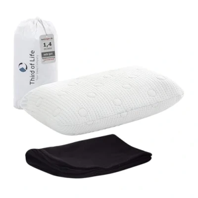 Abbildung von Reisekissen VOLAR Quickdry, Nackenkissen aus Memory Foam, Orthopädisches HWS Nacken Stützkissen für Flugzeug, Auto Reisen, Kleines Kopfkissen mit Schnelltrocknendem Thermo Bezug, Camping Kissen 40x25
