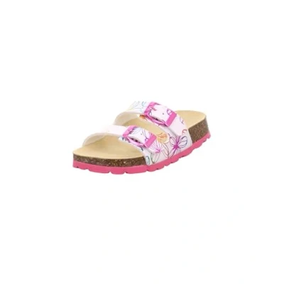 Abbildung von Superfit Mädchen Fussbettpantoffel Pantoffeln, Weiß Mehrfarbig 1080, 40 EU