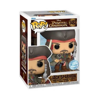 Abbildung von Funko Pop! Movies: PotC Captain Jack Sparrow (Opening) Pirates of The Caribbean Vinyl Sammelfigur Geschenkidee Offizielle Handelswaren Spielzeug Für Kinder und Erwachsene