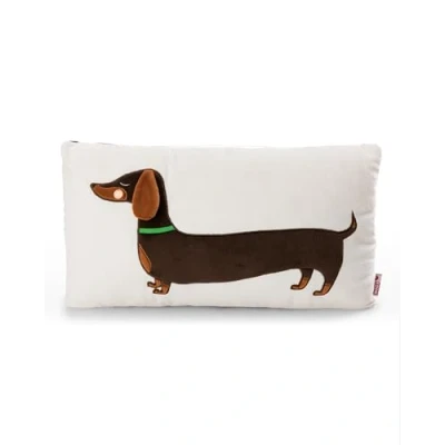 Abbildung von NICI Kissen Dackel 43x25cm braun Flauschiges Kuscheltierkissen für Jungen, Mädchen und Kuscheltierliebhaber, ideal Zuhause, Kindergarten oder unterwegs 61899