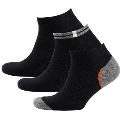 Abbildung von Nur Der 3er Pack Sport Sneaker Socken Herren, schwarz, 46