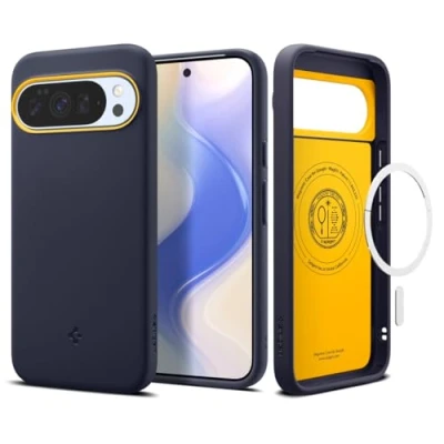 Abbildung von Spigen NanoPop MagFit Hülle für Google Pixel 10 Pro XL, Kompatibel Mit Pixelsnap und MagSafe [2025 Neue Funktion] [Made for Google] Blueberry Navy