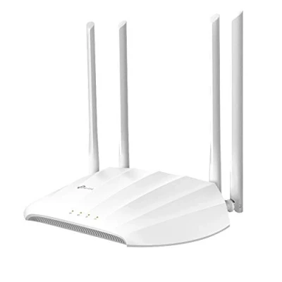Abbildung von TP Link TL WA1201 WLAN Dualband Access Point 1267Mbit/s (867Mbit/s 5GHz + 400Mbit/s 2,4GH, Unterstützt Passive PoE , 4 fixierte Antennen) weiß (1er Pack)