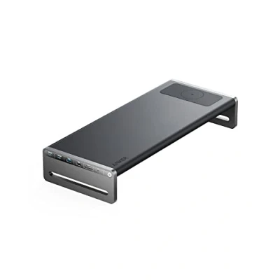 Abbildung von Anker 675 USB C Docking Station (12 in 1) mit 10 Gbps Anschlüssen, 4K@60Hz HDMI Bildschirm, kabellosem Ladegerät, für Lenovo ThinkPad, MacBook Pro M1 / M2, und weitere Geräte