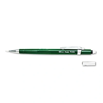 Abbildung von Pentel P205 D 0,5 mm HB Stifteetui, Grün, 1 Stück (1er Pack)