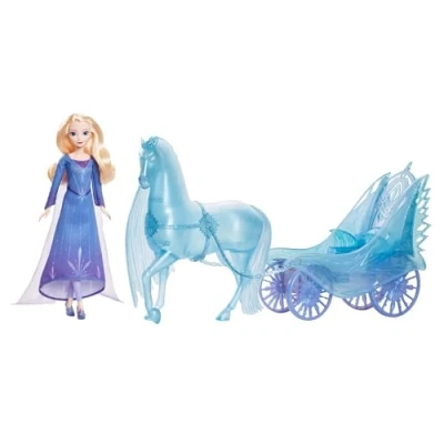 Abbildung von Mattel JBG56 Puppen, ELSA und Nokk Abenteuer Kutsche, Einheitsgröße