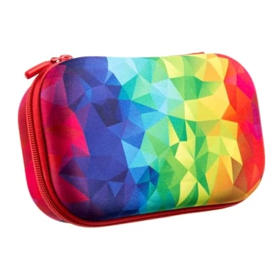 Abbildung von ZIPIT Colorz Federmäppchen für Mädchen Großes Mäppchen Schule und Büro Etui mit Organizer Federmappe Kaleidoskop