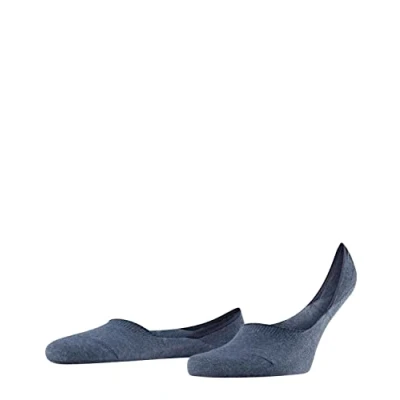 Abbildung von FALKE Herren Füßlinge Invisible Step Medium Cut M In Baumwolle unsichtbar einfarbig 1 Paar, Blau Navy Melange 6127, 41 42