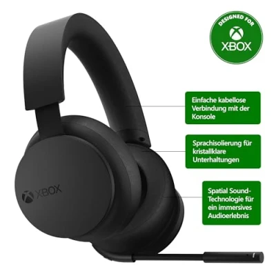 Abbildung von Xbox Wireless Headset Series XS, One und Windows Geräte (2024)
