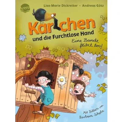 Abbildung von Karlchen und die Furchtlose Hand (1). Eine Bande flitzt los!: Buch zum Selberlesen ab 7 Jahren mit großer Schrift kurzen Kapiteln