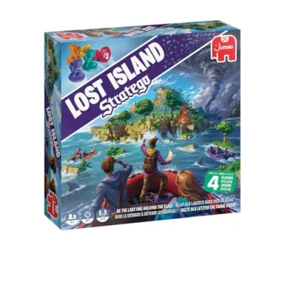 Abbildung von Jumbo 1110101819 Stratego Lost Island Brettspiel, Mehrfarbig