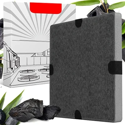 Abbildung von INTESIA® Aktivkohlefilter ähnlich DKF12 1 bzw. 6228731, passend für Miele Dunstabzugshauben DA269 4 / DA279 DA390 DA420 28996265D