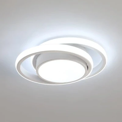 Abbildung von Comely LED Deckenleuchte, 32W 2350LM Deckenlampe, 6500K Rund Modern Lampen Deckenlampen für Schlafzimmer Badezimmer Küche Gang Balkon, Durchmesser 28cm