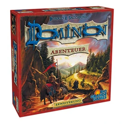 Abbildung von Rio Grande Games RIO01408 Dominion Erweiterung Abenteuer