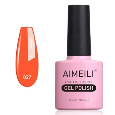 Abbildung von AIMEILI UV LED Gellack Gel Nagellack Nail Polish Orange Sweetie (027) 10ml