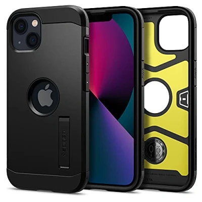 Abbildung von Spigen Tough Armor Hülle Kompatibel mit iPhone 13 Mini Schwarz