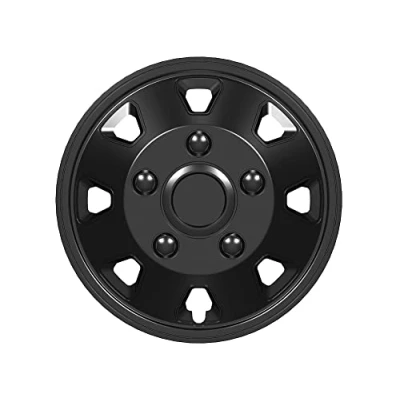 Abbildung von AUTO STYLE Satz Radzierblenden Itah 15 Zoll Schwarz (Sphäre)