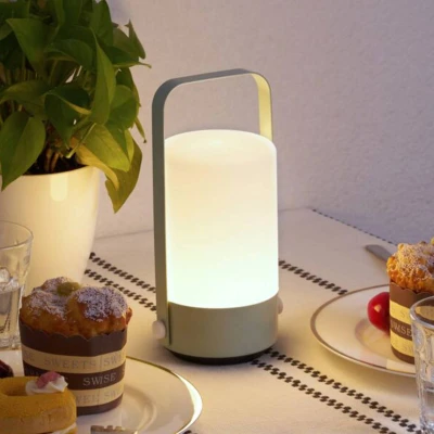 Abbildung von Pauleen 48255 LED Laterne Mobile Charm IP44 Timer Batterie incl. 1x0,4 Watt Outdoor Hellgrün Kunststoff 3000 K