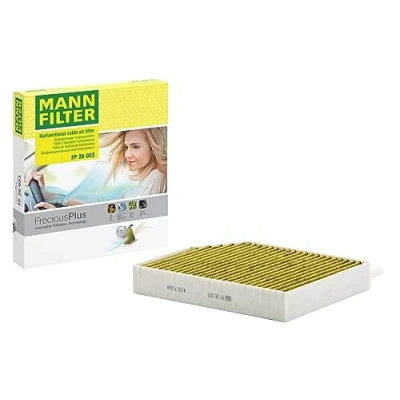 Abbildung von MANN FILTER FP 26 023 Innenraumfilter FreciousPlus Biofunktionaler Pollenfilter für PKW