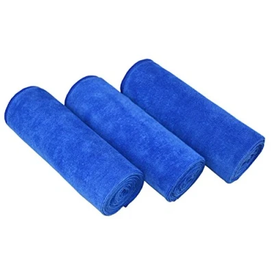 Abbildung von MAYOUTH Mikrofaser Handtuch Set für Sauna Fitness Sport, Schnelltrocknende Handtücher aus Microfaser, Unisex Sporthandtuch 40cm X80cm,Dunkelblau