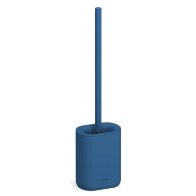 Abbildung von stardis Pure WC Bürste Toilettenbürste matt Silikon Klobürste kompakt antibakteriell Bürstengarnitur (Prussian Blue)