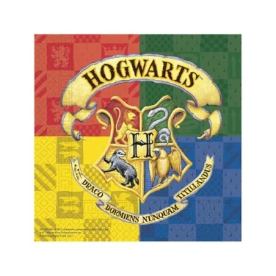 Abbildung von Procos 93366 Papierservietten Harry Potter, 25x25 cm, FSC® Mix, Kindergeburtstag, Party Geschirr