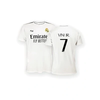 Abbildung von Real Madrid Home Trikot Saison 24/25, Vini Jr., S, Replik Shirt Mit Offizieller Lizenz