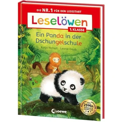 Abbildung von Leselöwen 1. Klasse Ein Panda in der Dschungelschule: Erstlesebuch für Kinder ab 6 Jahre
