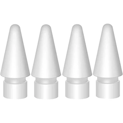 Abbildung von Amtake Apple Pencil Spitze 4 Stück Hochempfindliche Ersatzspitzen für 2. Generation/ 1. Generation/USB C, Tips iPad