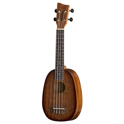 Abbildung von GEWA Pineapple Sopran Ukulele Manoa K PA Whisky Sapelli matt mit Gig Bag